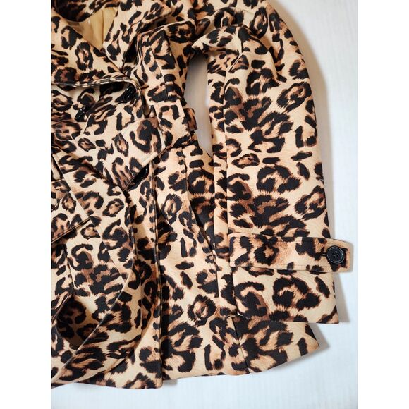 Mod Modele Leopard Print Pea Coat | Women's Size Small - Picture 9 of 10